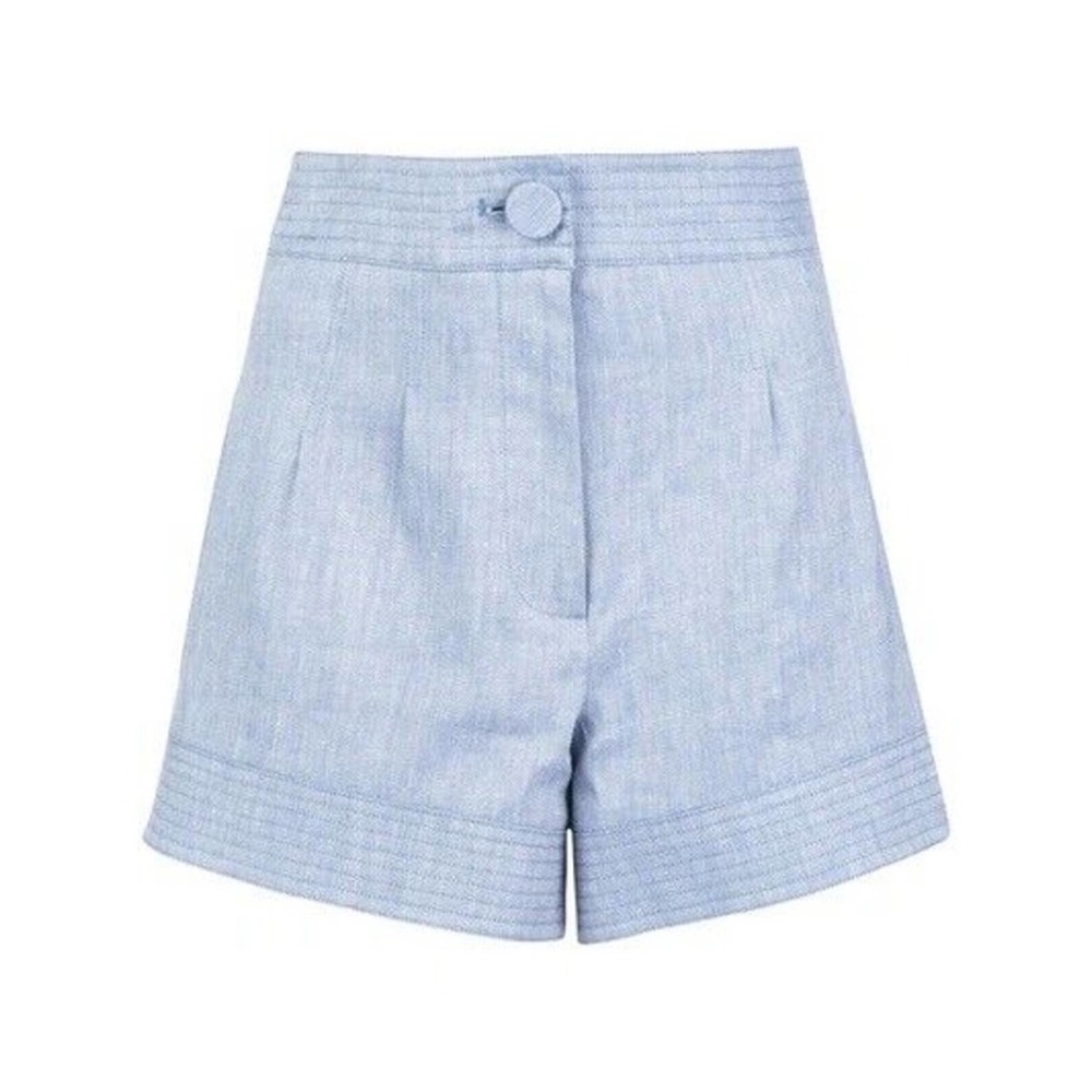 Alexis Garwen High Waisted Shorts Small Linen Blend